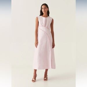 Aje Whipstitch Midi Dress